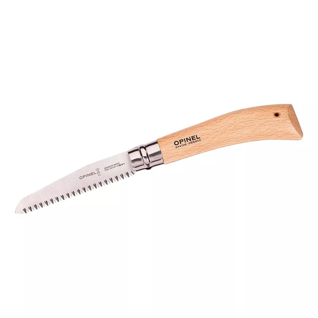 Zaru zāģis Opinel Baumsäge No. 12 ar Virobloc sistēmu un koka rokturi, nerūsējošs asmens, 28 cm