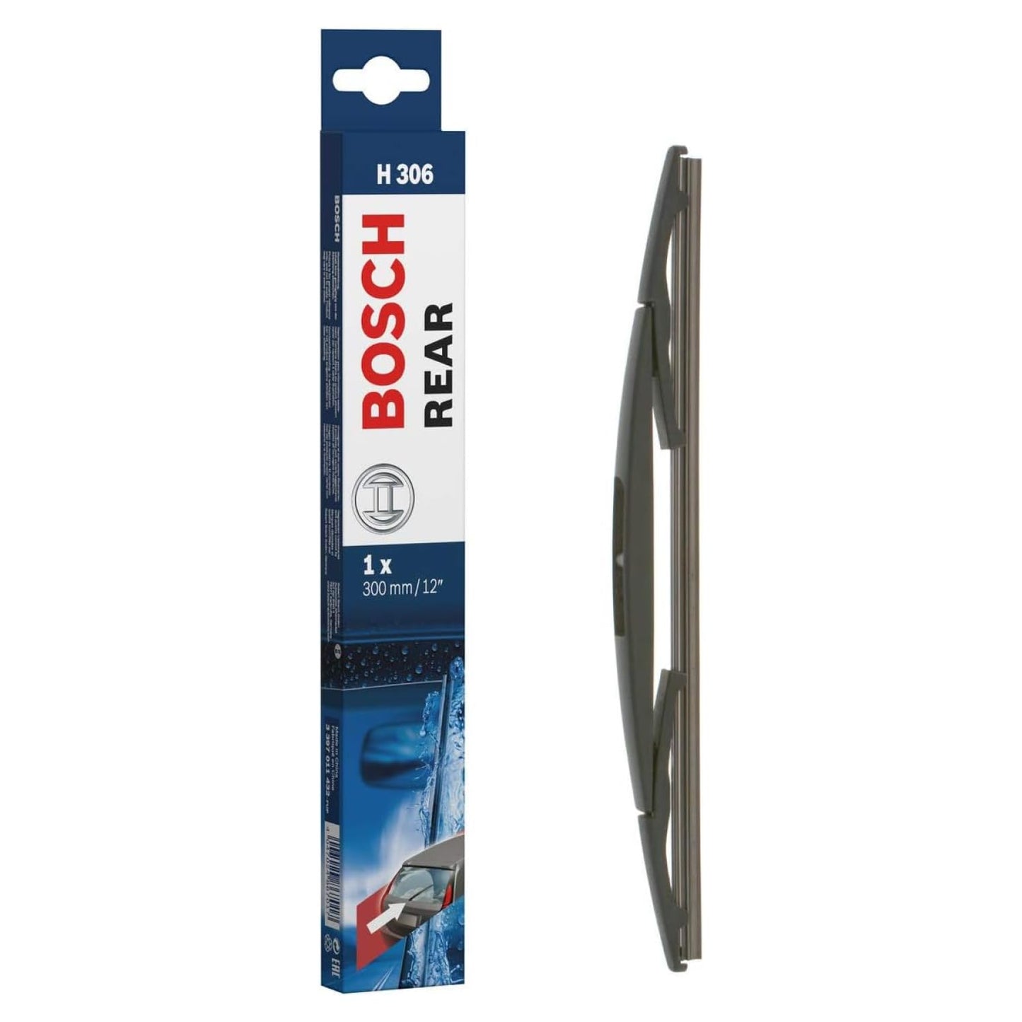 Aizmugurējais stikla tīrītājs Bosch Scheibenwischer Rear H306, 300mm