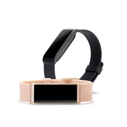 MyKronoz Zefit 4 HR - Black fitness tracker with heart rate monitor and activity tracking features.