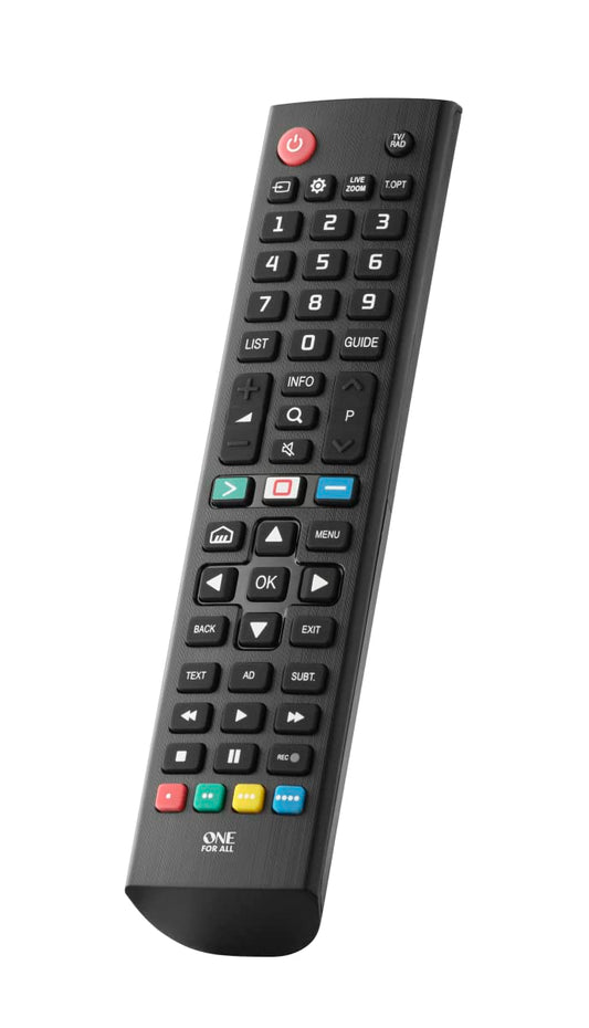 Viena visiem tālvadības pults - darbojas ar visiem LG TV/Smart TV - ideāla TV aizvietošanas tālvadības pults - URC4911