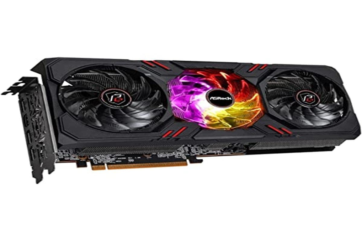 ASRock RX6650 XT 8GB Phantom Gaming D - High-performance graphics card with 8GB memory and advanced cooling design.