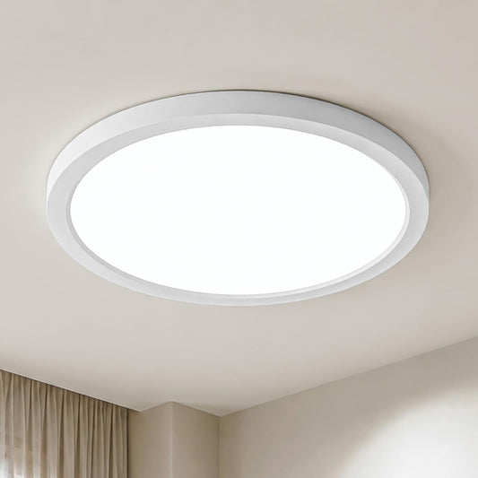 LED griestu lampa LQWELL, īpaši plāna, balta, 22 cm, 18W, 1980lm, 6000K