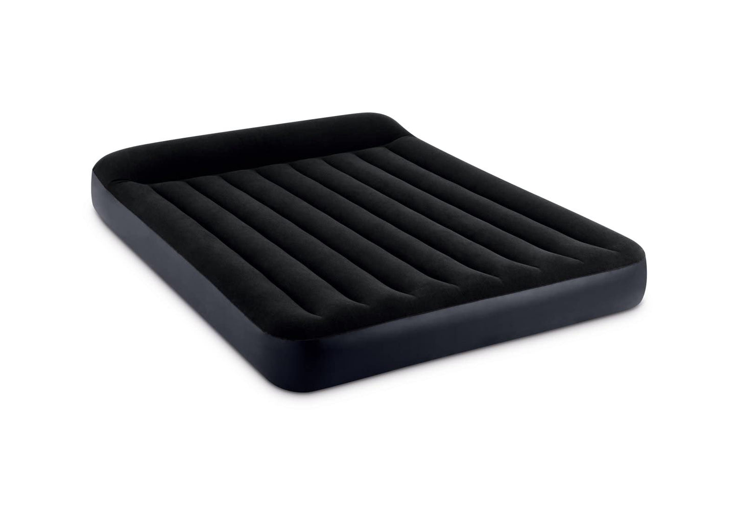 Gaisa matracis INTEX DuraBeam PillowRest 2 personām ar iebūvētu elektrisko pumpi un galvas spilvenu, 152x203x25 cm, max. 272 KG, Fiber-Tech, 64150ND