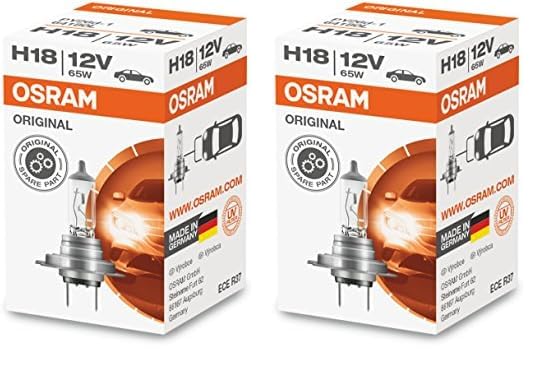 Osram 64180L halogēna lukturu spuldze, H18, 12V PKW, salokāma iepakojumā (iepakojumā 2)
