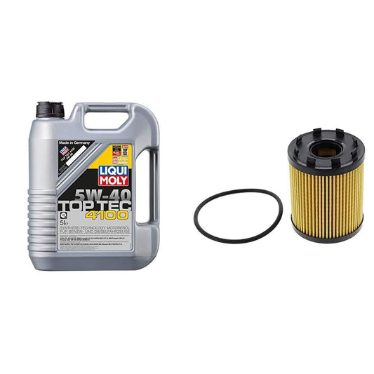 LIQUI MOLY 3701 Top Tec 4100 motorolie, 5W-40, 5 L & Mapco 64709 eļļas filtrs