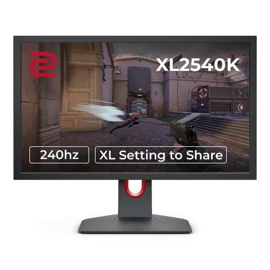 BenQ ZOWIE XL2540K - 24.5" 240Hz esports monitor, 120Hz compatible with PS5 and Xbox Series X, ideal for competitive gaming.