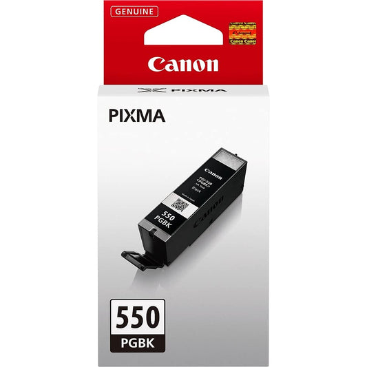 Canon oriģināltinte PGI-550 PGBK - standarta izmērs, melns segments, pārstrādājams iepakojums, augsta kvalitāte.