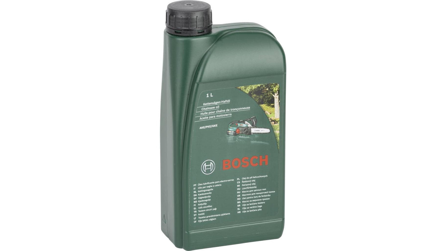 Motorzāģu ķēdes eļļa Bosch Home and Garden 2607000181, 1 litrs