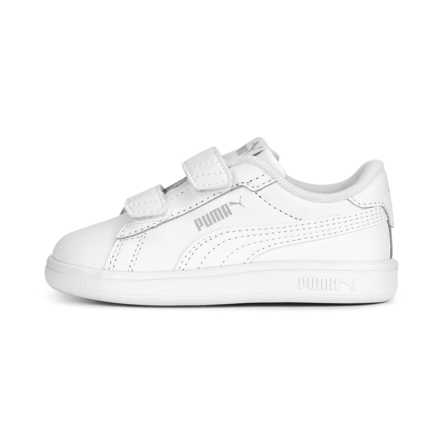 PUMA mazuļu apavi Smash 3.0 L V Inf, Puma White Cool Light Gray, 24 EU