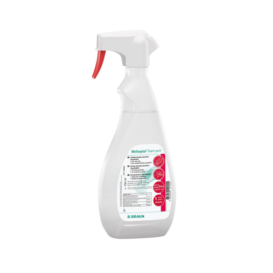 Meliseptol Foam pure dezinfekcijas putas jutīgām virsmām, putu aerosola pudele 750ml