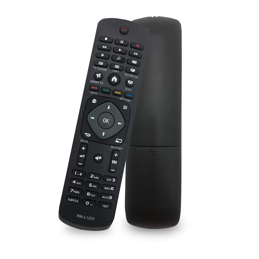 Aizvietojo tālvadības pults RM-L1220 Philips Smart TV 4K Ultra Slim, saderīga ar Philips RC2030 RC19039001 RC19002B 55PUS6452/12 – nav nepieciešama konfigurācija