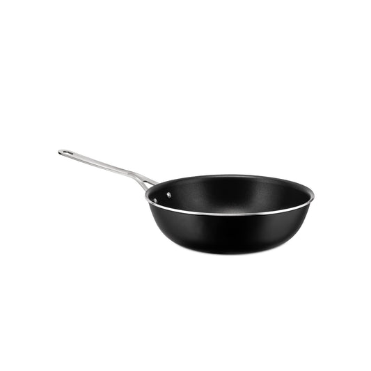Podi un pannas, augstā panna Al - Durable aluminum construction, non-stick surface, ideal for frying and sautéing.