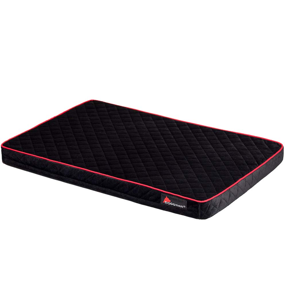 DOGGYHUT® XL suņu piekabei paredzēts suņu matracis 80106, suņu matracis XL MELNS