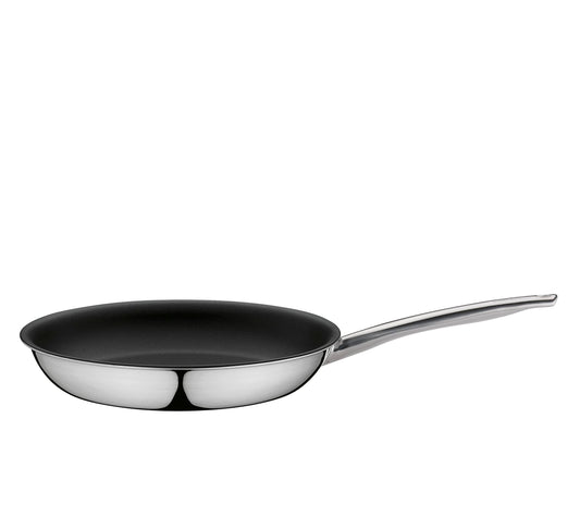 Spring Vulcano Classic 24 cm frying pan - stainless steel, non-stick, induction compatible, 5-layer construction, oven safe.