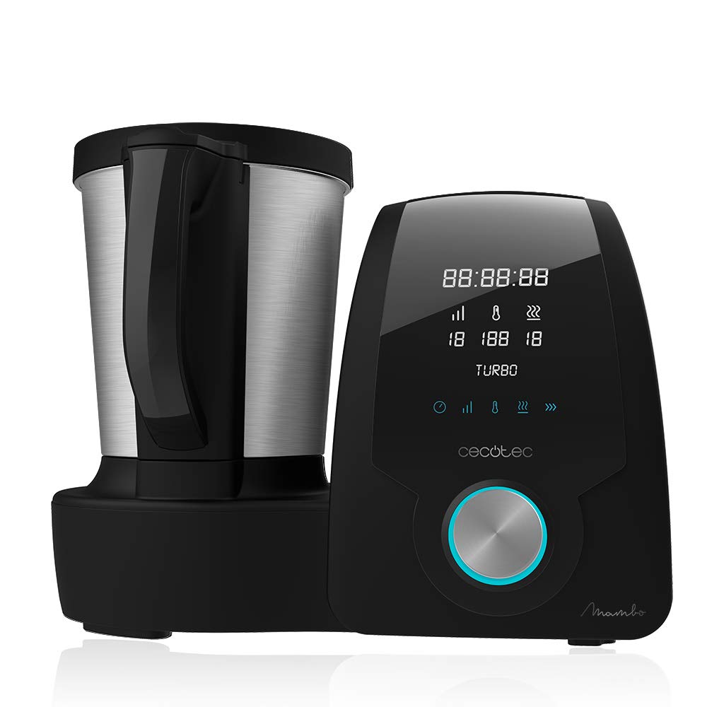 Cecotec Mambo 6090 daudzfunkcionāla virtuves iekārta, 1700 W, 23 funkcijas, trauks ar ietilpību 3,3 l, 3 šķīvji vienlaikus, 10 ātrumu līmeņi, taimeris
