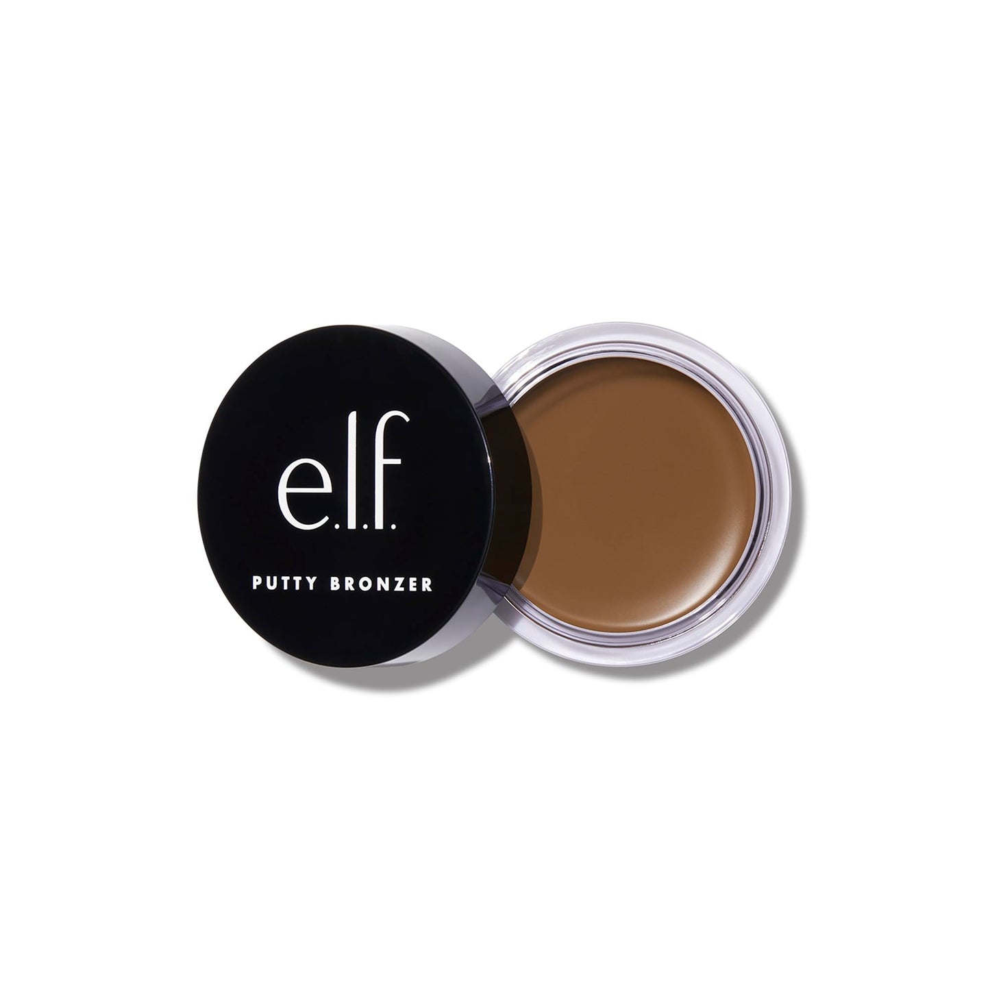 Krēmveida bronzeris e.l.f. Putty Bronzer, ļoti pigmentēta formula ilgnoturīgam saules skūpstītam mirdzumam, ar argāna eļļu un E vitamīnu, Bronzed Belle, 0,35 Oz (10g)