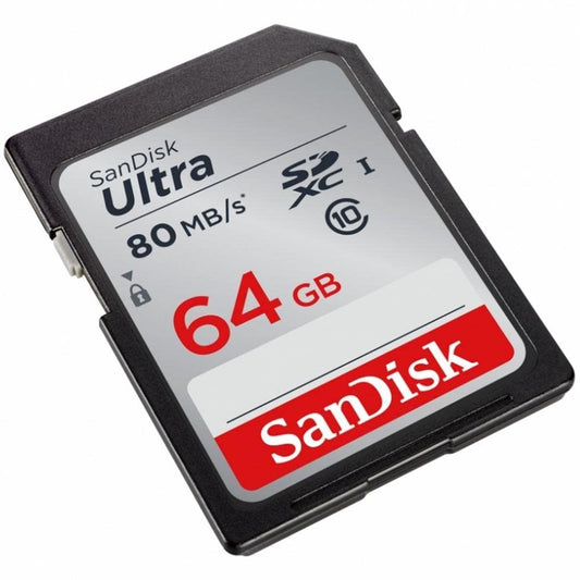 SanDisk Ultra SDXC - 64GB, U1, 10th class, up to 80MB/s, black/gray memory card