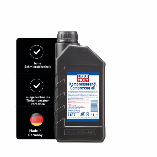 LIQUI MOLY Kompresoru eļļa | 1 L | Kompresoru eļļa | Art.-Nr.: 1187