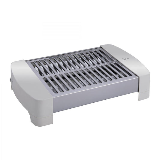 Jata JETT0201 Mazais horizontālais tosteris ar 2 kvarca pretestībām, noņemamu drupatu atvilktni, 300 W, viegla uzglabāšana: 34 x 19 x 7 cm, balts