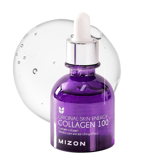 [MIZON] COLLAGEN 100 (30 ml) korejiešu ādas kopšana – savelkošs kolagēna serums ar adenozīnu un peptīdiem – pretnovecošanās kopšana jutīgai ādai – mitrināšana – dabiskas sastāvdaļas