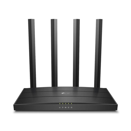 TP-Link Archer C6 divjoslu gigabita WLAN maršrutētājs (867Mbit/s 5GHz + 300Mbit/s 2,4GHz, 4 gigabita LAN ports, MU-MIMO, IPTV, neatbalsta DSL funkciju)
