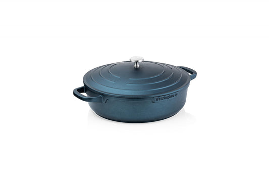 Westinghouse PERFORMANCE SERIES sautēšanas panna - 32 cm, indukcijai, ar vāku, augsta mala, piemērota cepeškrāsnij un trauku mazgājamai mašīnai, zila