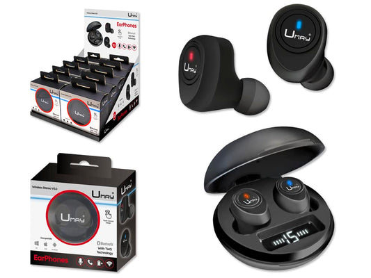 Umay Bug Sport Bluetooth austiņas - Wireless, sweat-resistant, ergonomic design for active lifestyles.