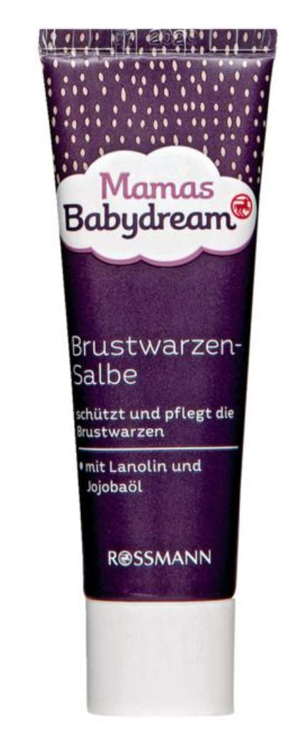 Krūtsgalu ziede Mamas Babydream ar lanolīnu un jojobas eļļu, 30 ml