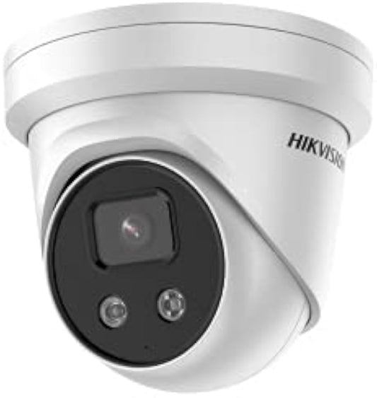 Hikvision DS-2CD2346G2-I(2.8mm)(C) Turret uzraudzības kamera ar 4 megapikseļiem, līdz 30m apgaismojums, profesionāla uzraudzības kamera, Acusense kamera ar kļūdas trauksmes filtru