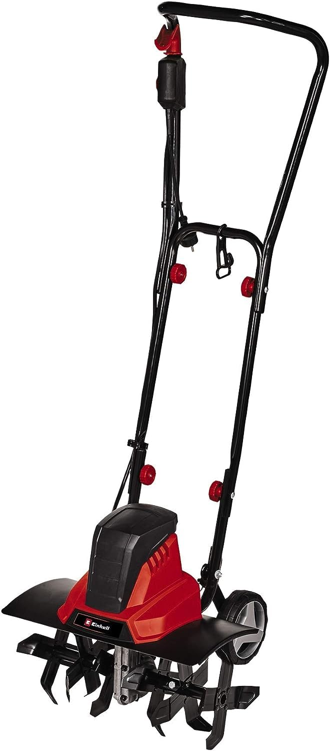 Elektriskā augsnes frēze Einhell GC-RT 1545 M (1500W - 45cm, 22 cm darba dziļums, 45 cm darba platums, 2 punktu drošības slēdzis, pārslodzes sajūgs, salokāms rokturis, izturīgi frēzes naži)