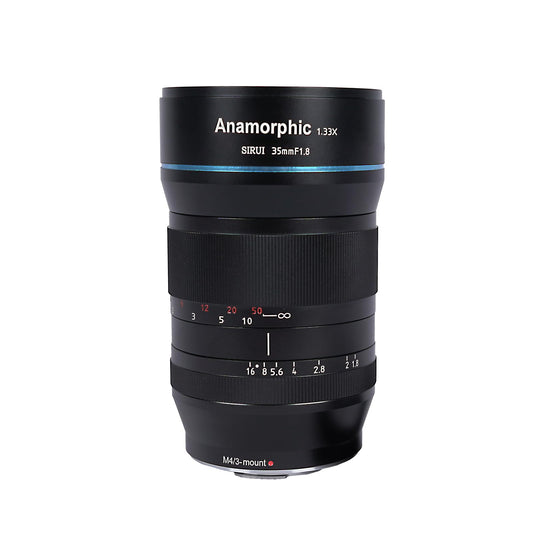 SIRUI 35mm f1.8 1.33x Anamorfiskais kinoobjektīvs Prime objektīvs objektīviem modelis S35(RF-montāža)