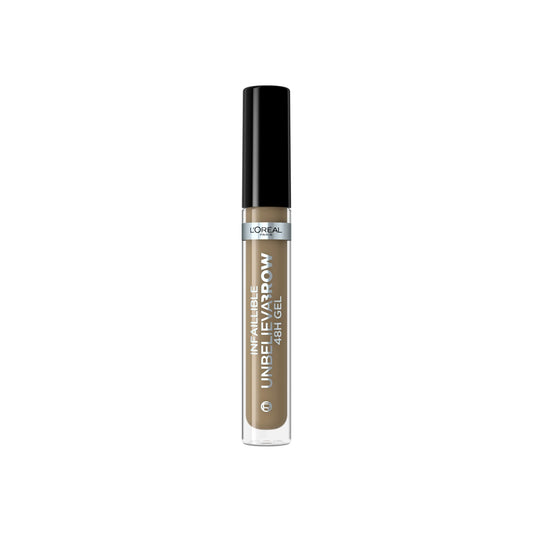 Acu zīmulis uzacīm L'Oréal Paris UnbelievaBrow Nr. 7.0 Blonde, ilgnoturīgs uzacu gēls definētām, kuplām un dabiskām uzacīm, 1 gab.