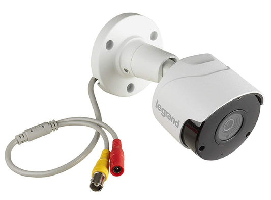 LEGRAND, ārējā kamera, dienas un nakts krāsu kamera, paplašinājums durvju zvanu komplektiem, 80° redzes leņķis, laikapstākļiem izturīga (IP66), drošības kamera, LED, nakts redzamība, iekštelpām un ārpus tām, ieskaitot barošanas avotu un kabeli, 369401