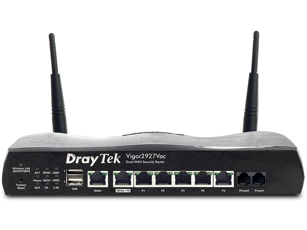 DrayTek Vigor 2927Vac (DualWAN VoIP WLAN ac) V2927Vac-DE-AT-CH