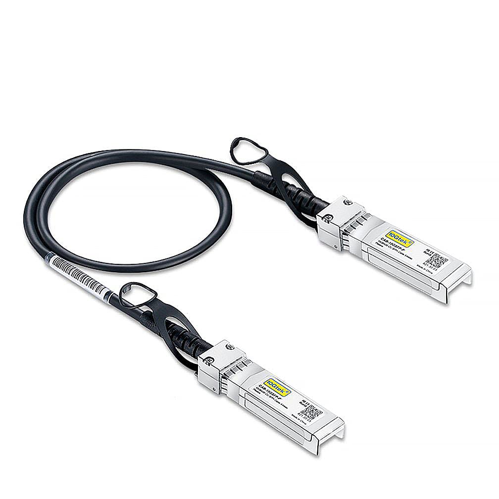 10Gtek SFP+ DAC Twinax kabelis 0,25m, 10G SFP+ uz SFP+ pasīvais vara kabelis Cisco, Ubiquiti, TP-Link un citiem