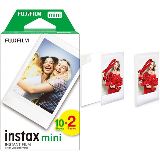 instax Mini filma, dubultie iepakojumi + Shacolla sirds