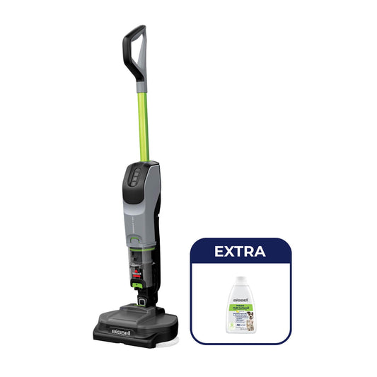 Bissell SpinWave + Vac Pet - Bezvadu cietās grīdas tīrītājs, slaucīšana un putekļsūcējs, viegla tīrīšana, mājdzīvniekiem.