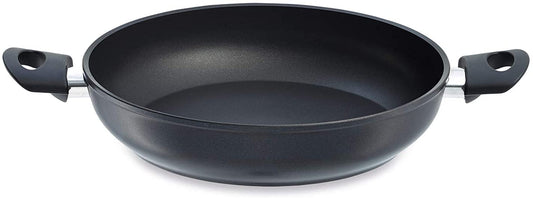 Fissler Cenit - 28 cm non-stick aluminum sauté pan, suitable for all stovetops including induction, black color.