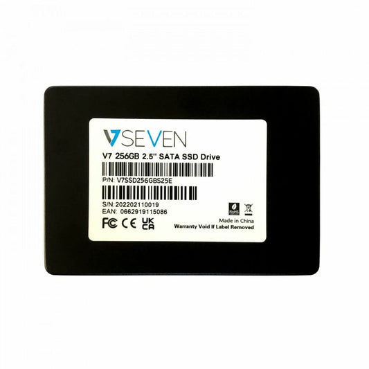 V7 SSD DISKS 256GB - 2.5-inch, 7mm, 3D TLC, SATA, high-speed storage solution for enhanced performance.