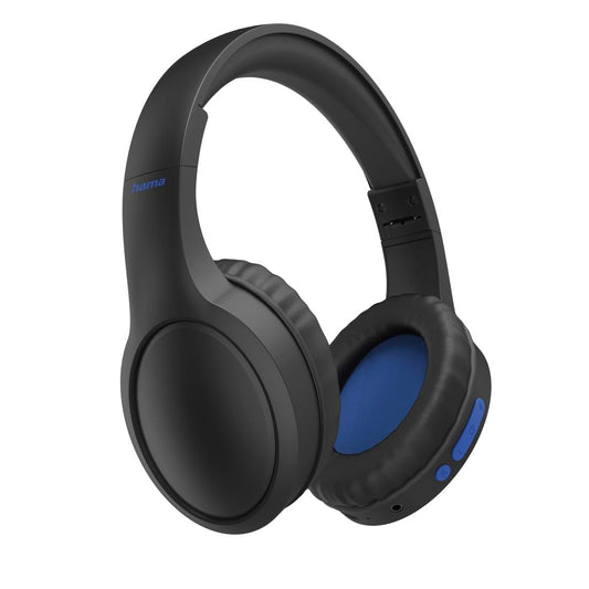 Hama Bluetooth austiņas - Over Ear, ANC, 23h akumulators, polsterēta galvas saite, bezvadu, balss vadība, melnas