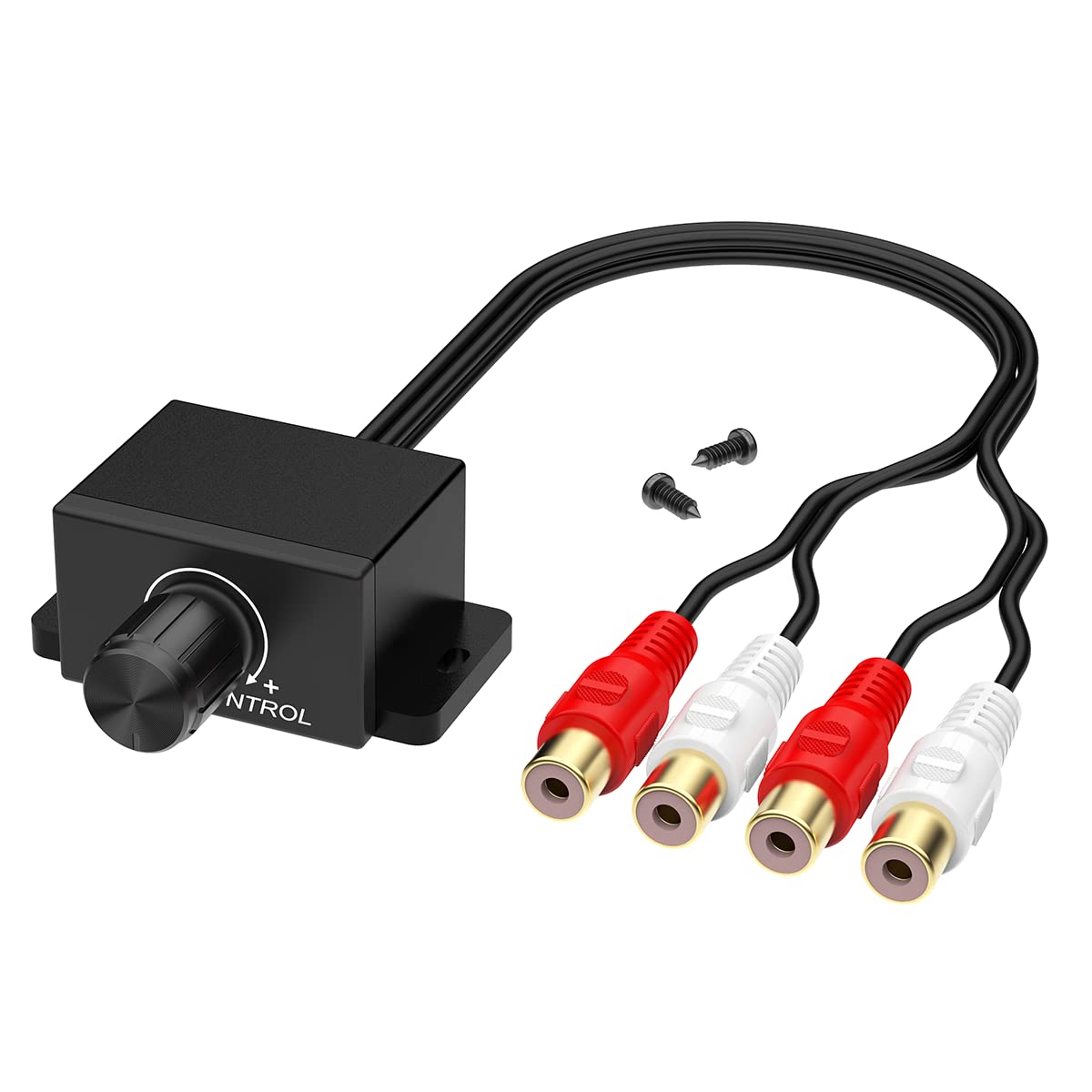 Auto pastiprinātāja līmeņa regulators CHELINK, RCA audio bass un gain regulēšana, universāls