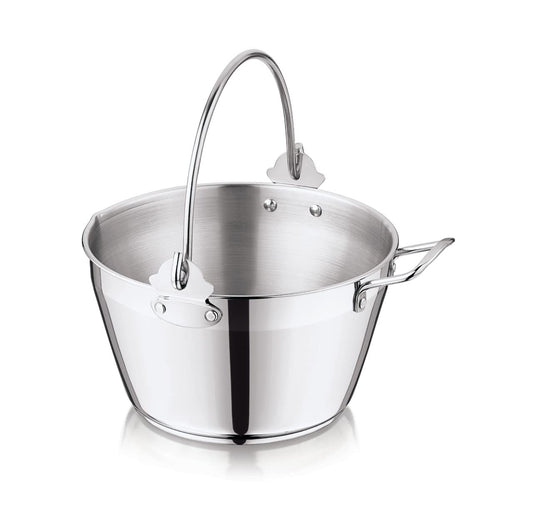Penguin Home® profesionālā marmelādes panna - 5L, nerūsējošais tērauds, 24 cm, piemērota visiem plīts veidiem.