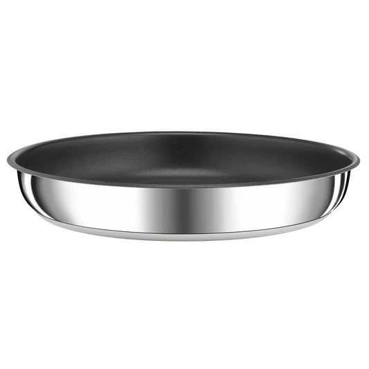 Tefal Ingenio Preference 22 cm cepšanas panna - nerūsējošais tērauds, nelīpošs, indukcija, vietu taupoša, temperatūras indikators