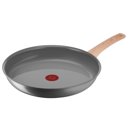 Lagostina Vivissima - 30 cm ceramic frying pan with soft-touch handle, quick heating, even cooking, suitable for all heat sources.