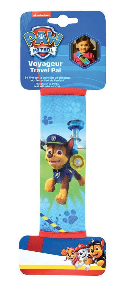 Jemini | Paw Patrol drošības jostas polsteris bērniem no 3 gadiem | Chase Paw Patrol | plīšs 19 cm | universāla piegulšana | auto aksesuārs bērniem | oficiāli licencēts Nickelodeon produkts | dāvana