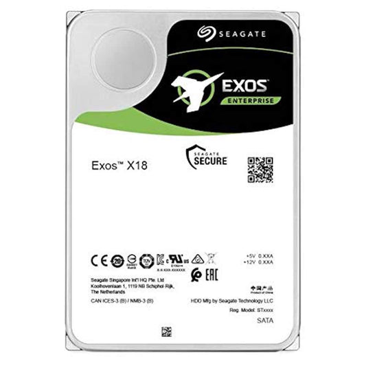 Seagate EXOS X18 3.5" 18000 GB SAS - High-capacity enterprise hard drive for reliable data storage and performance.