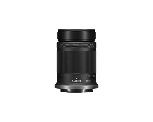 Canon RF-S55-210 mm F5-7.1 STM Canon APS-C bezspoguļa RF-montāžas kamerām, telezoom, kompakts, viegls, optiskā attēlu stabilizācija, ainavām, portretiem un ceļojumu fotogrāfijām/video