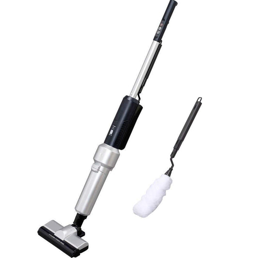 Iris Ohyama 2-in-1 akumulatora putekļsūcējs IC-SLDCP5 - 170W, tīrības sensors, putekļu slots, statīvs, sudrabs/melns