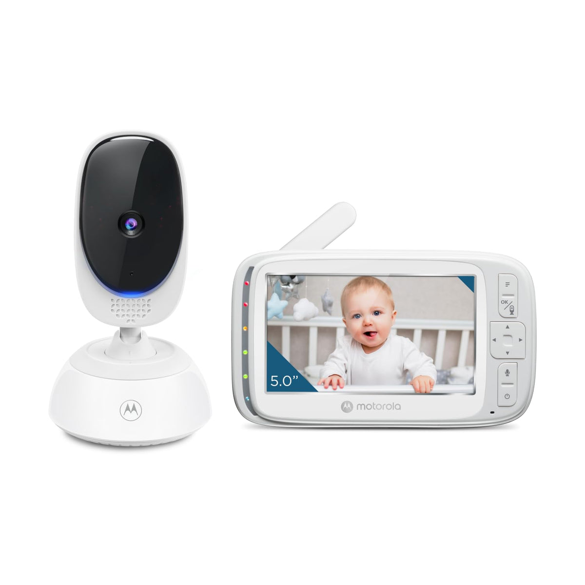 Motorola Nursery VM75 video babyphone 5", nakts redzamība, divvirzienu saziņa