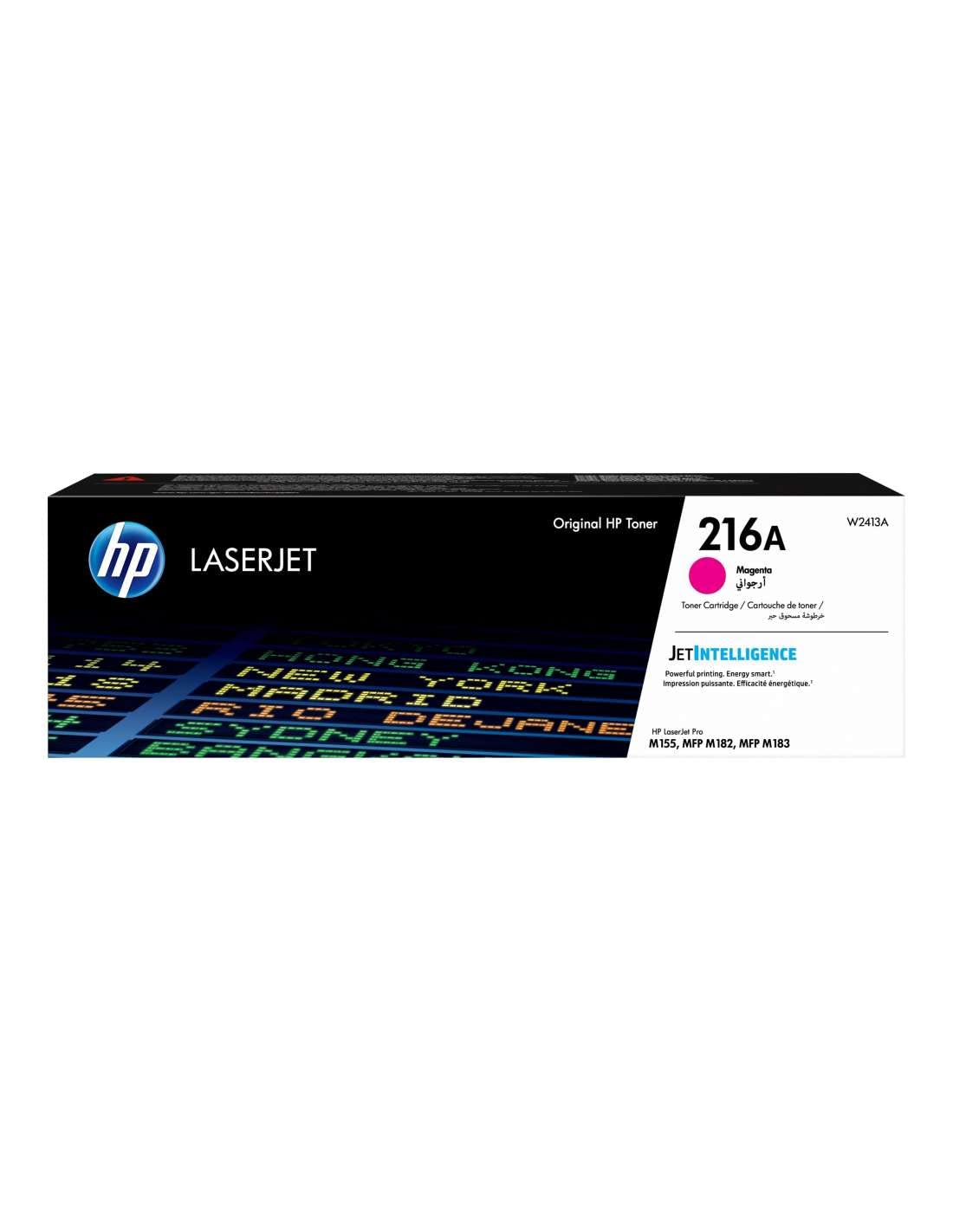 HP 216A Magenta Toner - Original cartridge for HP Color LaserJet Pro M183/M182, vibrant color, high-quality prints.